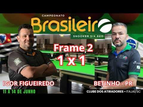 Capa: FRAME 2 - IGOR FIGUEIREDO SP  x BETINHO PR - CAMPEONATO BRASILEIRO DE  SIX RED 2026 | ITAJAÍ | SC