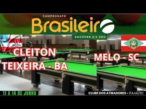 Capa: CLEITON BA  x MELO SC  - CAMPEONATO BRASILEIRO DE  SIX RED 2026 | ITAJAÍ | SC