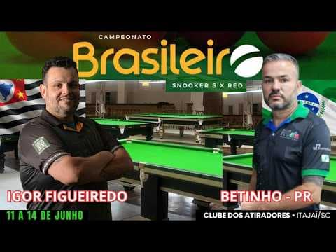 Capa: IGOR FIGUEIREDO SP  x BETINHO PR - CAMPEONATO BRASILEIRO DE  SIX RED 2026 | ITAJAÍ | SC
