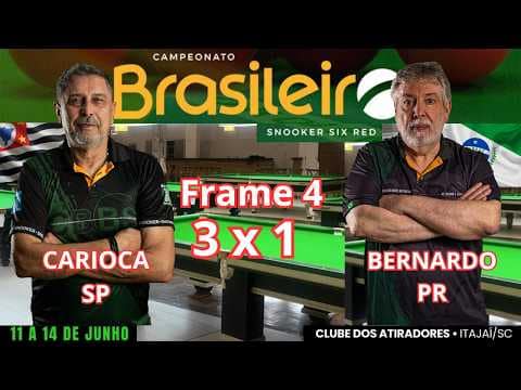 Capa: FRAME 4 - CARIOCA SP X BERNARDO PR  - CAMPEONATO BRASILEIRO DE  SIX RED 2026 | ITAJAÍ | SC